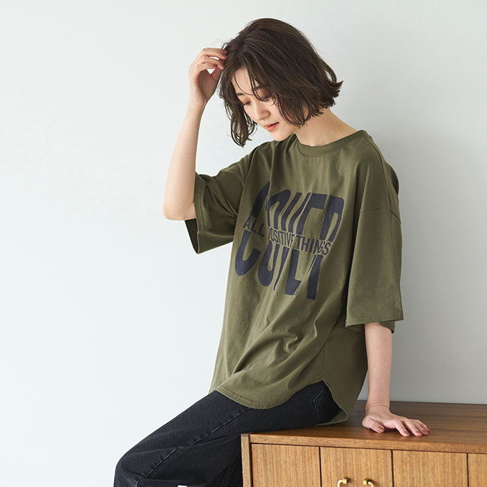 ジーラ GeeRA プリントチュニックTシャツ