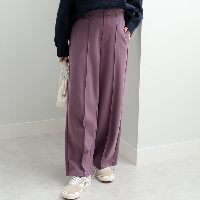 ジーラ GeeRA 美脚ストレッチセミワイドパンツ