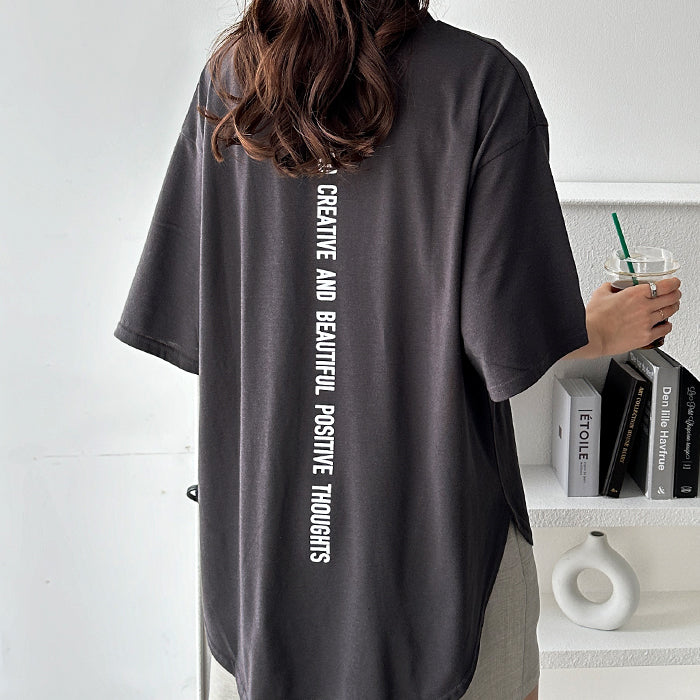 ジーラ GeeRA プリントチュニックTシャツ