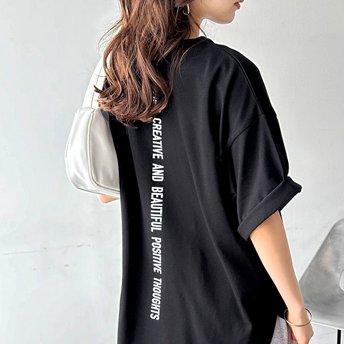 ジーラ GeeRA プリントチュニックTシャツ