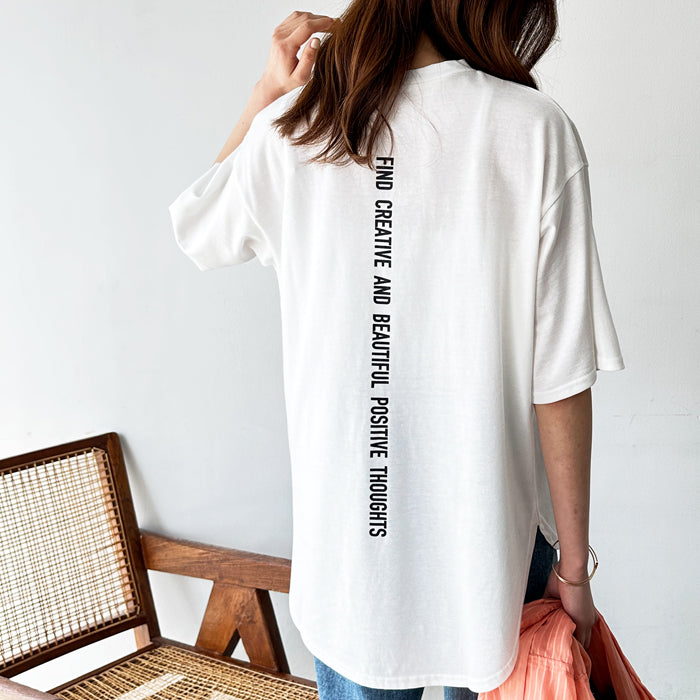 ジーラ GeeRA プリントチュニックTシャツ