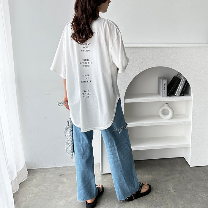 ジーラ GeeRA プリントチュニックTシャツ