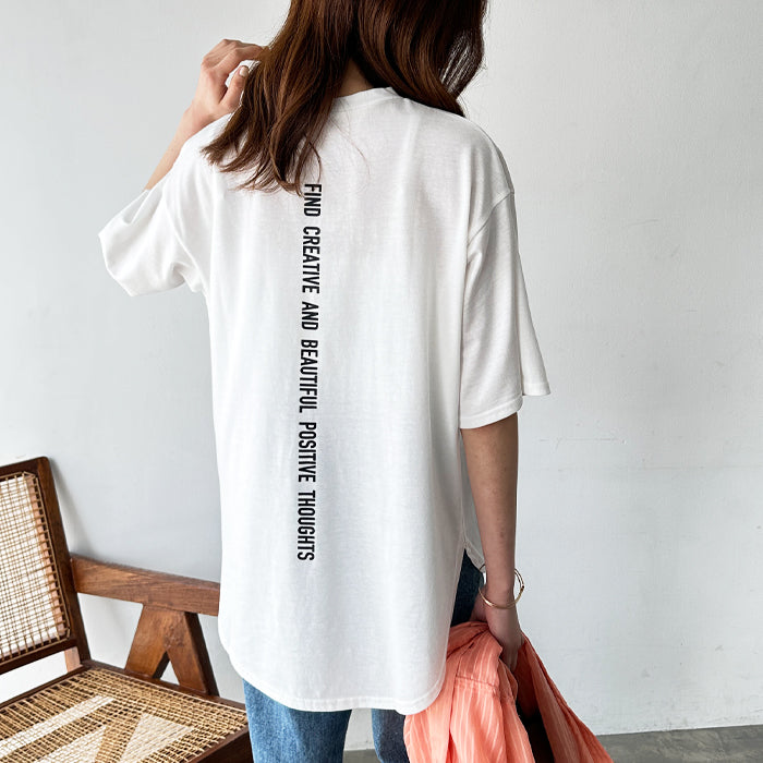 ジーラ GeeRA プリントチュニックTシャツ