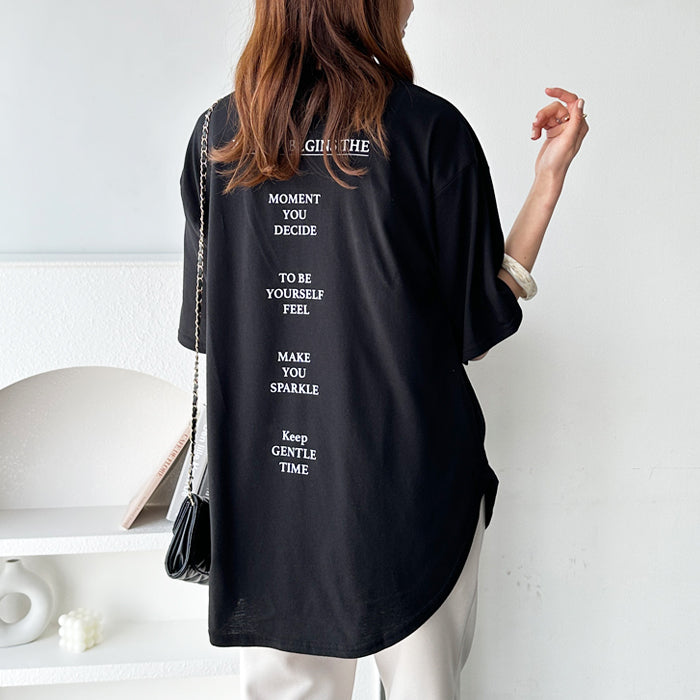 ジーラ GeeRA プリントチュニックTシャツ