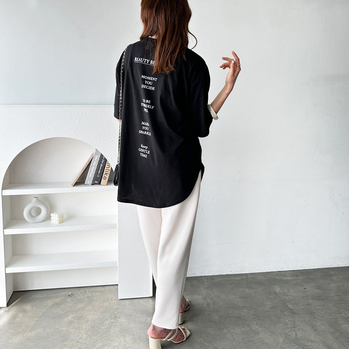 ジーラ GeeRA プリントチュニックTシャツ