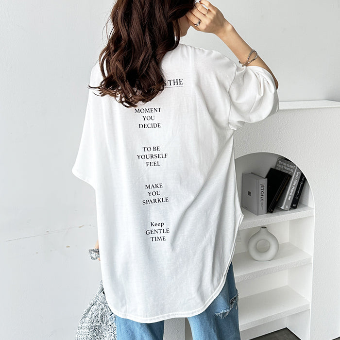 ジーラ GeeRA プリントチュニックTシャツ