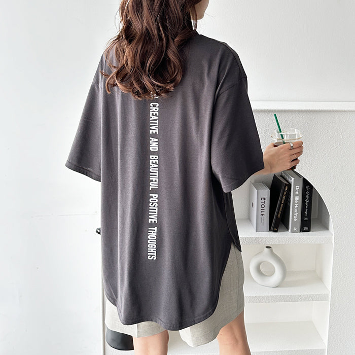 ジーラ GeeRA プリントチュニックTシャツ