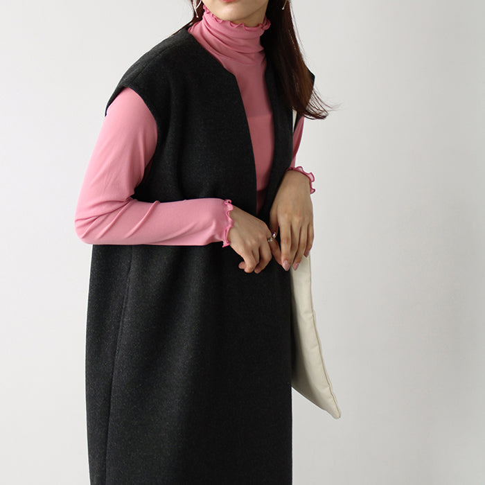GeeRA V-neck oversized jumper skirt