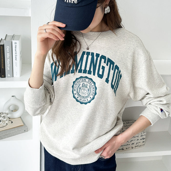 GeeRA [champion] logo sweatshirt