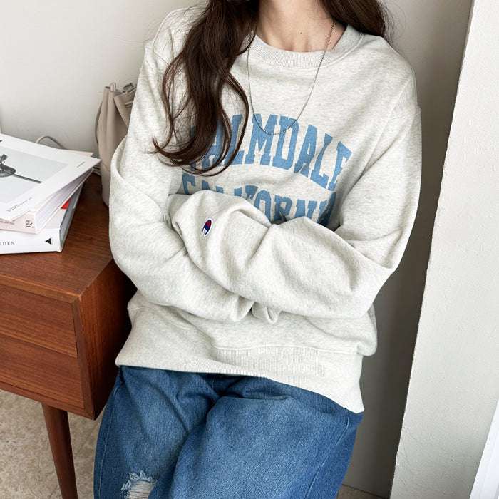 GeeRA [champion] logo sweatshirt