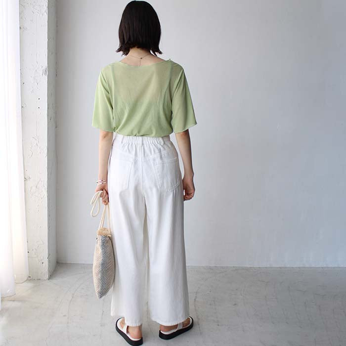 ジーラ GeeRA Vネックシャーリングカットソー