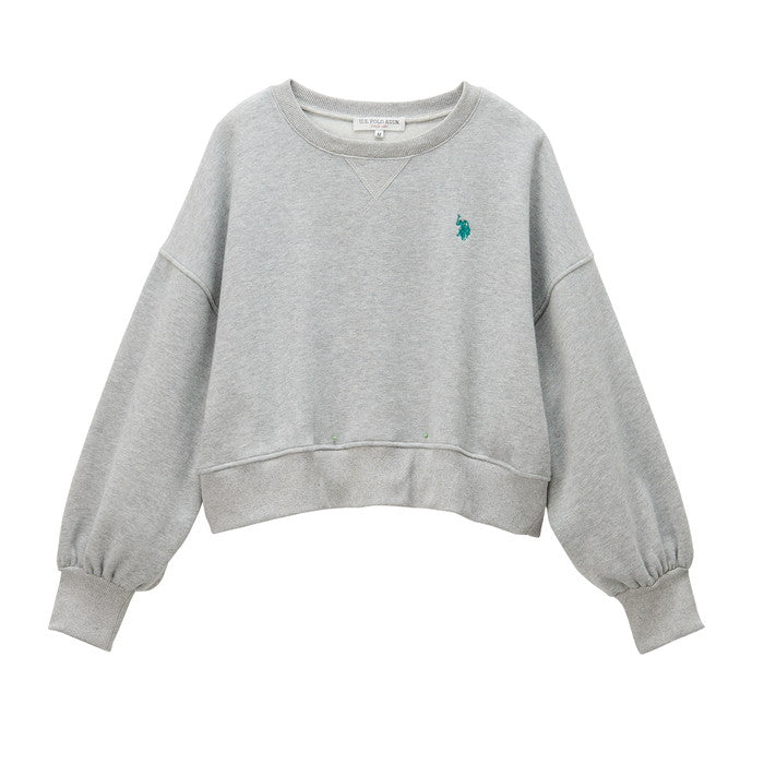 ジーラ GeeRA 【U．S．POLO ASSN】ショートスウェット （モクグレー） 杢グレー