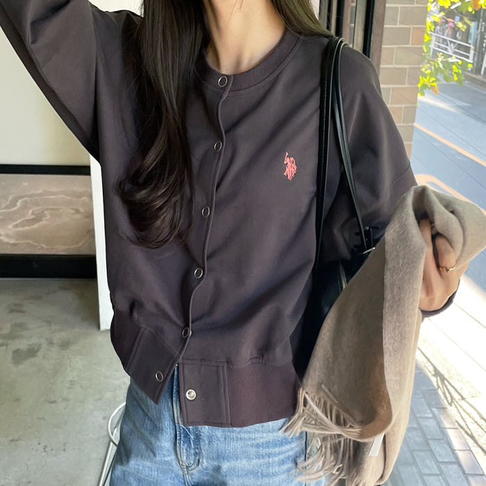 GeeRA [U.S. POLO ASSN.] Snap button cardigan