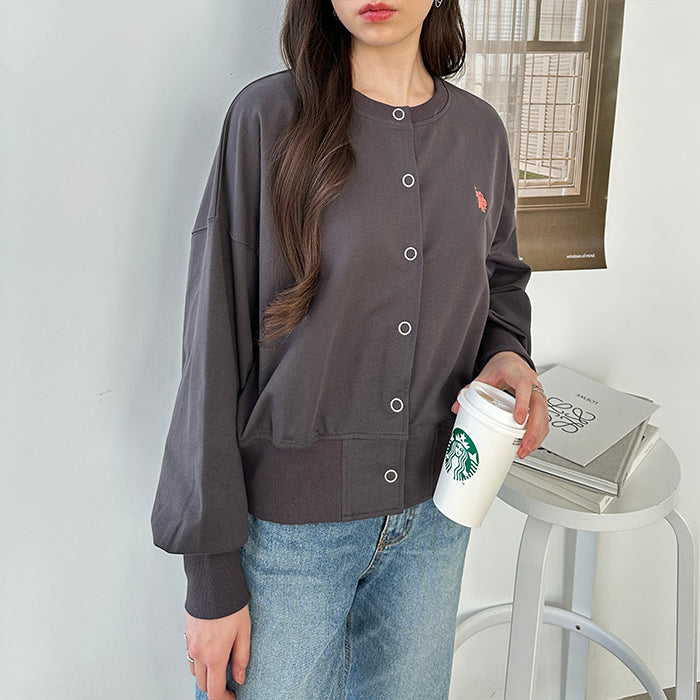 ジーラ GeeRA 【U．S． POLO ASSN．】スナップボタンカーディガン