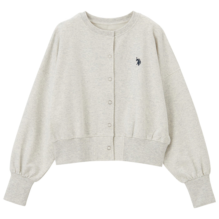 ジーラ GeeRA 【U．S． POLO ASSN．】スナップボタンカーディガン