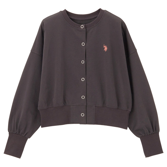 ジーラ GeeRA 【U．S． POLO ASSN．】スナップボタンカーディガン