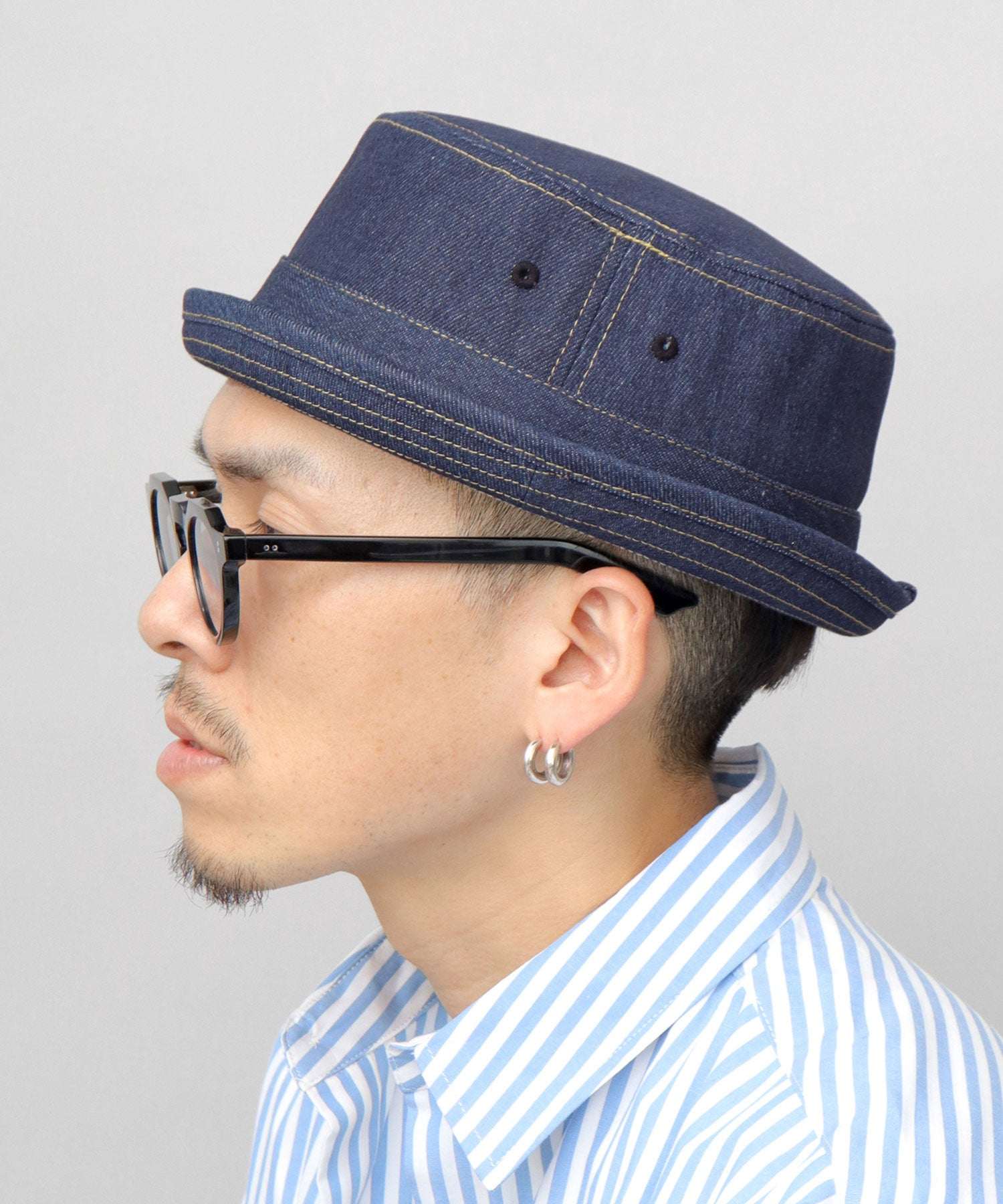 Ruben Hat Pork Pie Hat Men's Bucket Hat 2WAY Cap