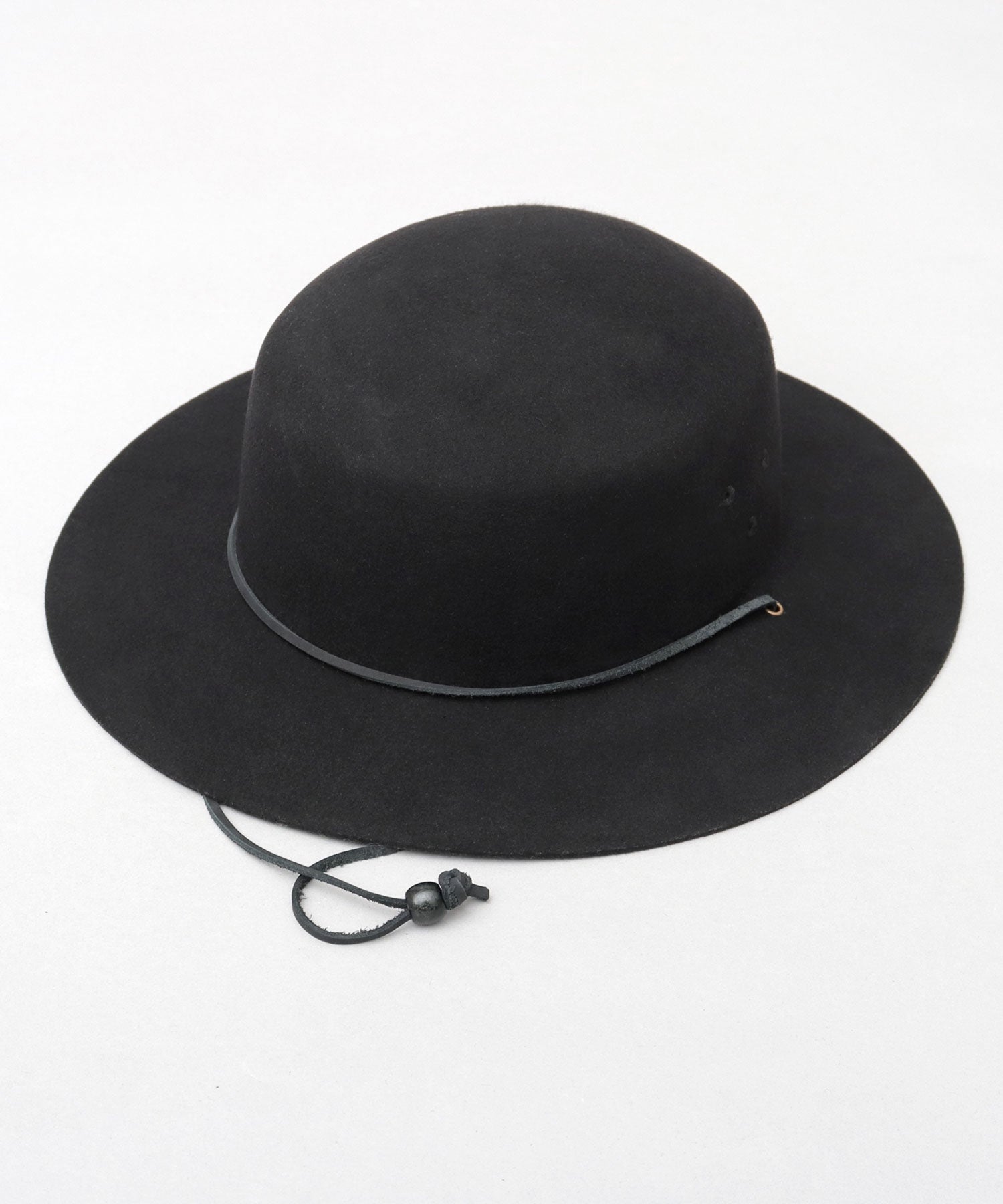 Req Hatter Hat Safari Hat with Chin Strap wool Wide Brim Fall Winter Adventure Hat