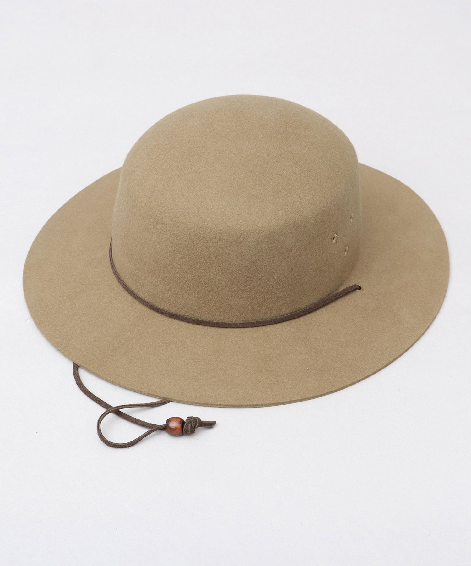 Req Hatter Hat Safari Hat with Chin Strap wool Wide Brim Fall Winter Adventure Hat