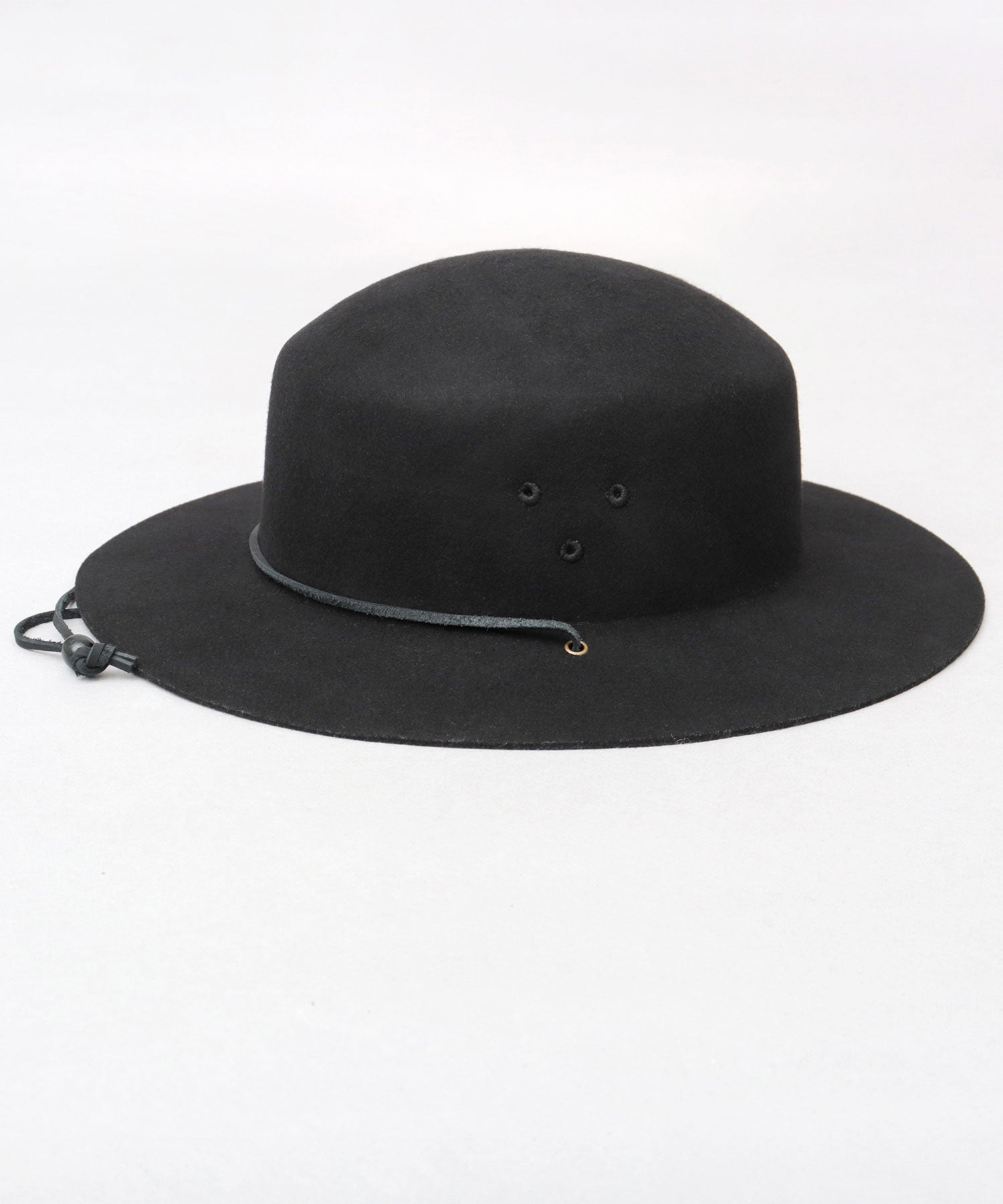 Req Hatter Hat Safari Hat with Chin Strap wool Wide Brim Fall Winter Adventure Hat
