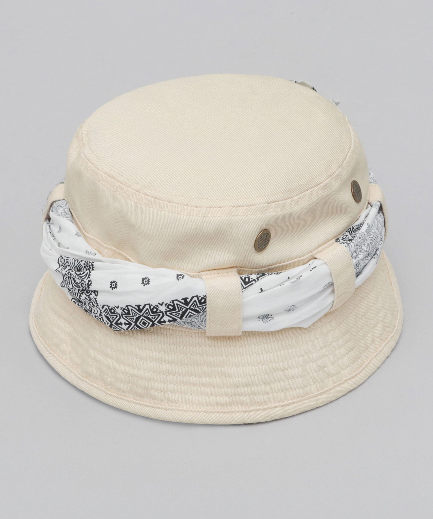 レックハッター Req Hatter バンダナ付き ジャングルハット （カーキ） カーキ