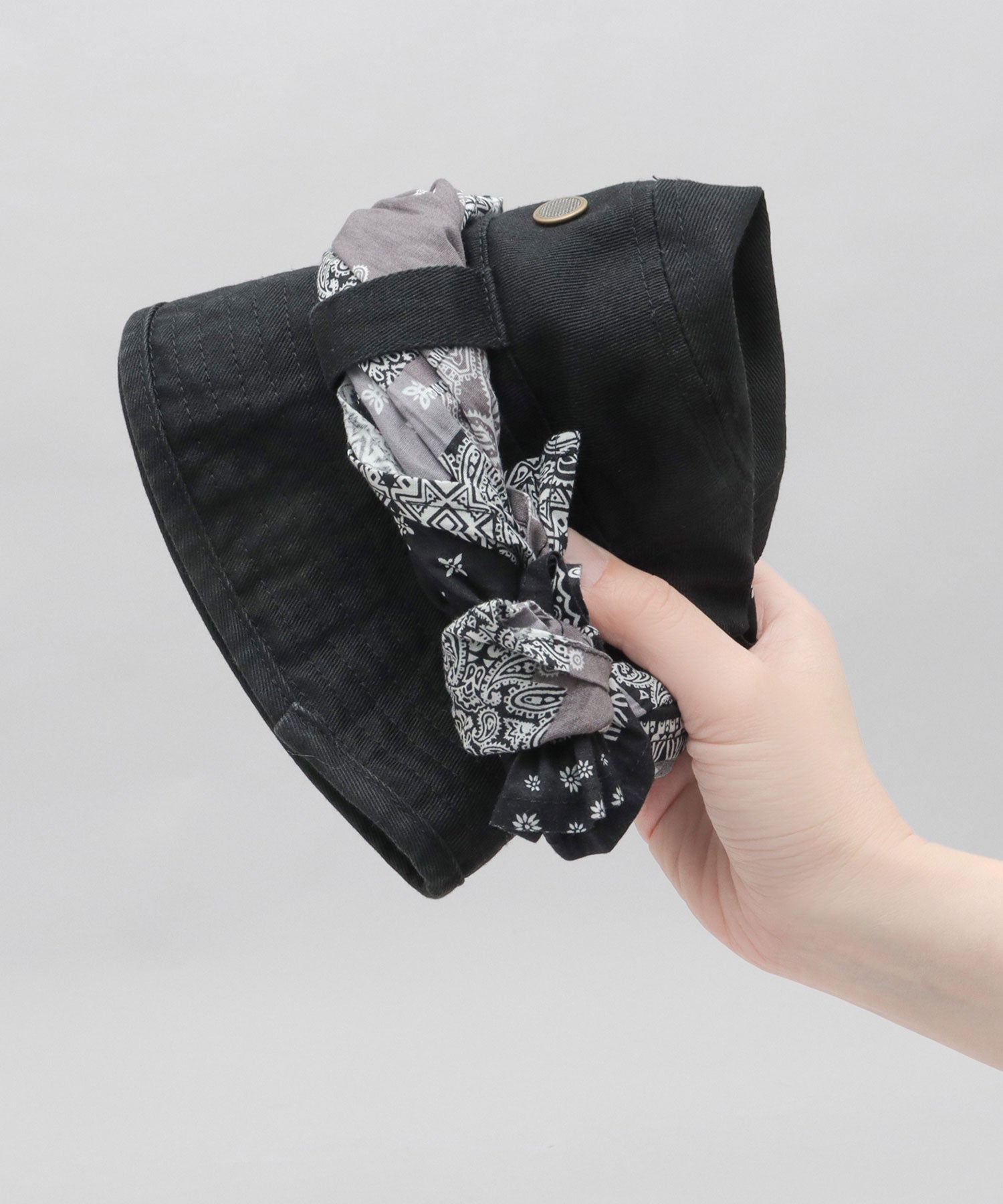 レックハッター Req Hatter バンダナ付き ジャングルハット （カーキ） カーキ