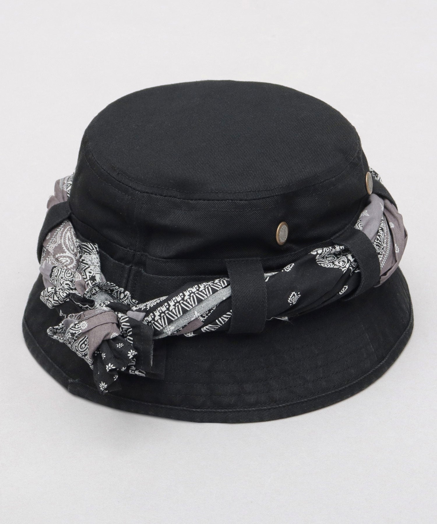 レックハッター Req Hatter バンダナ付き ジャングルハット （カーキ） カーキ