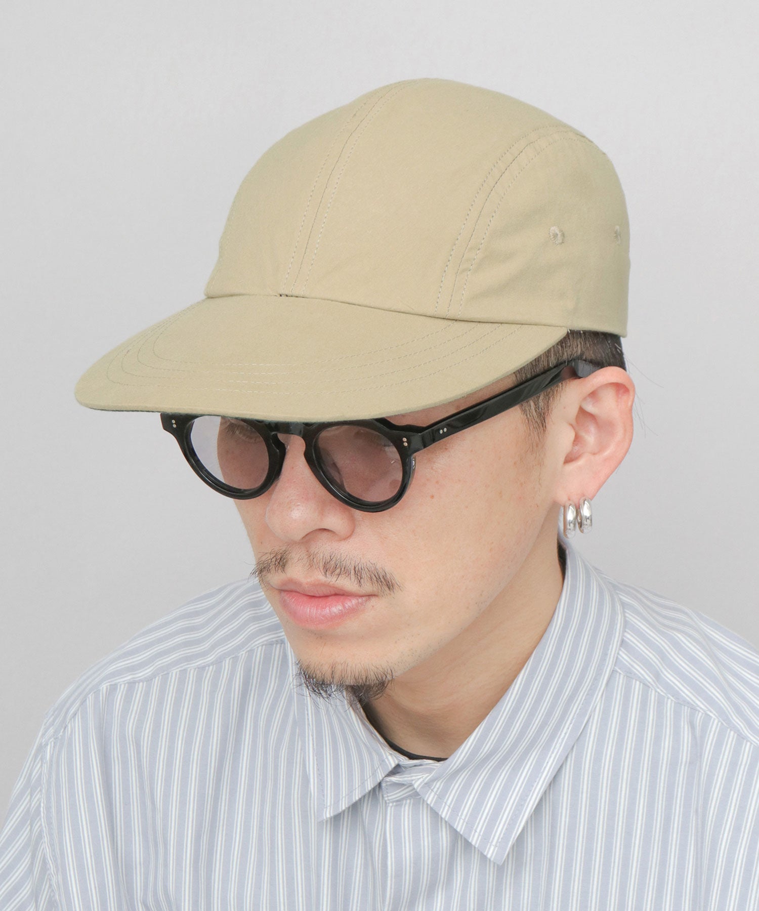 レックハッター Req Hatter つば長 ロングビル キャップ （ベージュ） ベージュ