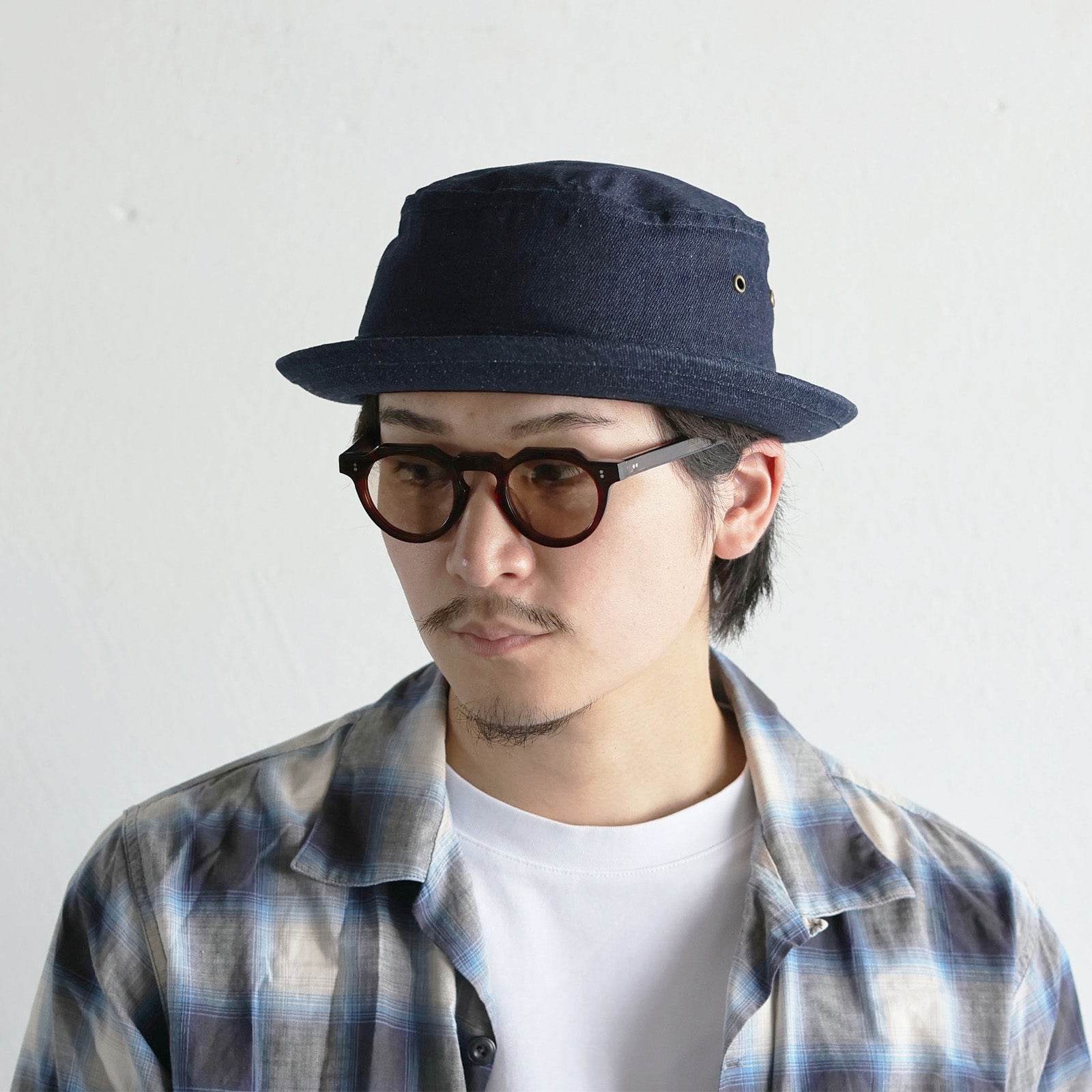レックハッター Req Hatter DENIM PORK PIE （NAVY） NAVY