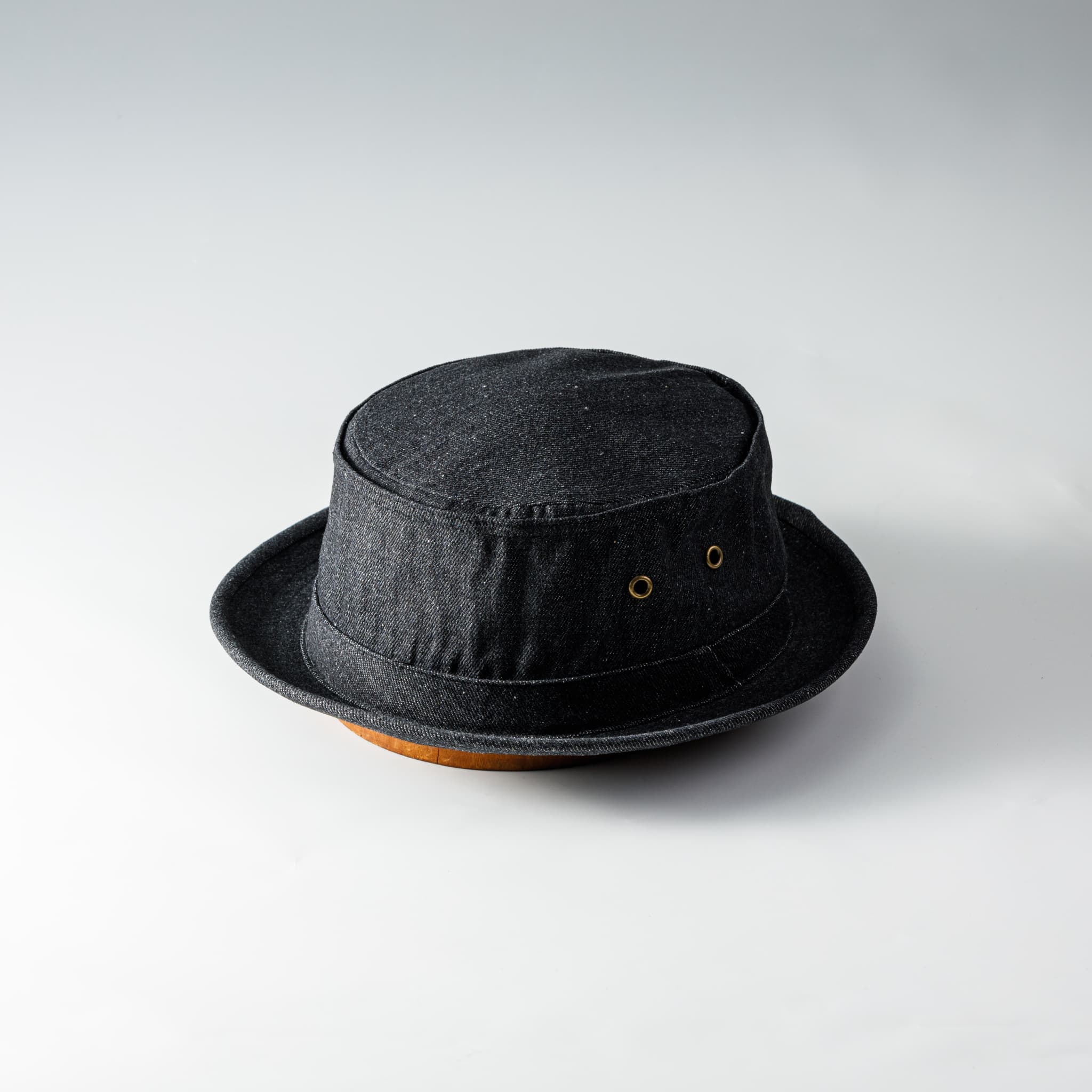レックハッター Req Hatter DENIM PORK PIE （BLACK） BLACK
