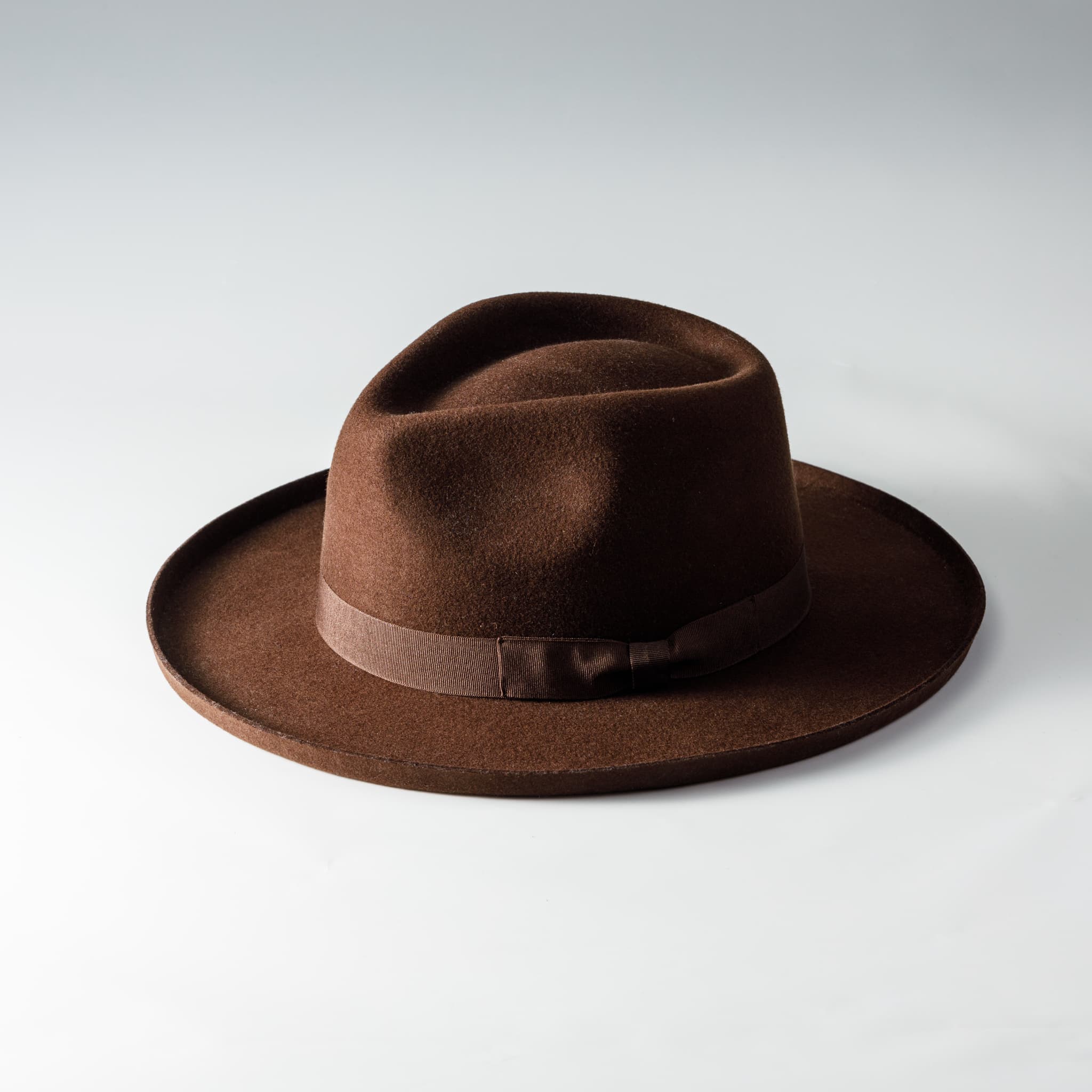 レックハッター Req Hatter BRIM UP LONG FELT HAT （BROWN） BROWN