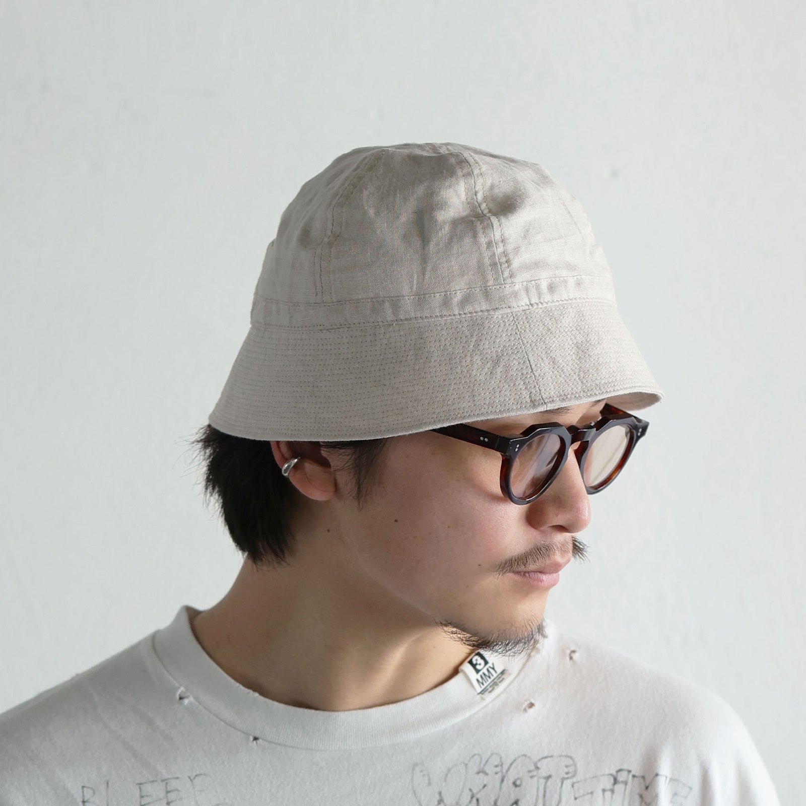 レックハッター Req Hatter LINEN SAILOR HAT （BEIGE） BEIGE