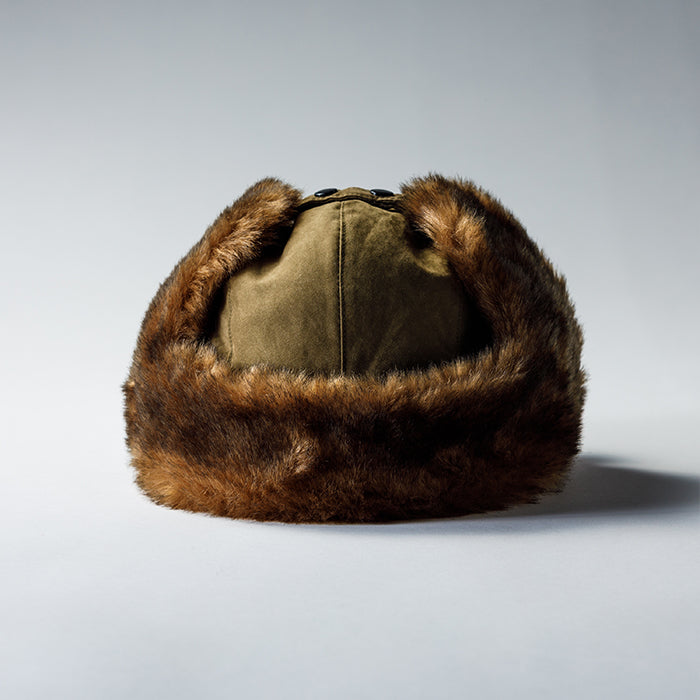 レックハッター Req Hatter FAKE SUEDE FLIGHT CAP フェイクスエードフライトキャップ （KHAKI） KHAKI