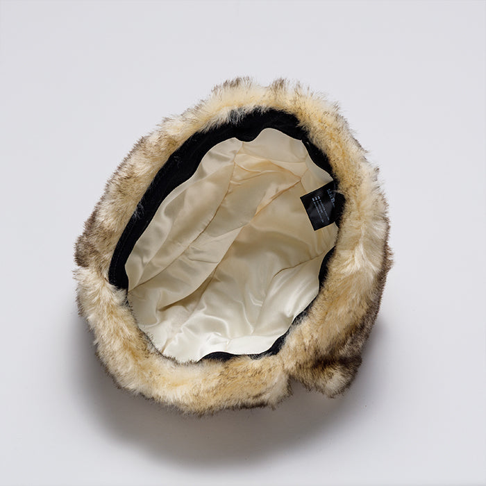 レックハッター Req Hatter FAKE SUEDE FLIGHT CAP フェイクスエードフライトキャップ （IVORY） IVORY
