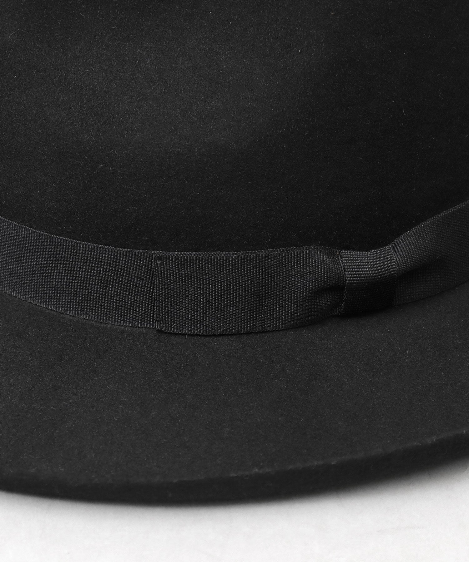レックハッター Req Hatter フラット ブリムアップ ロング 中折れハット / ウール ロングブリム フェルトハット / つば広 （ブラウン） ブラウン