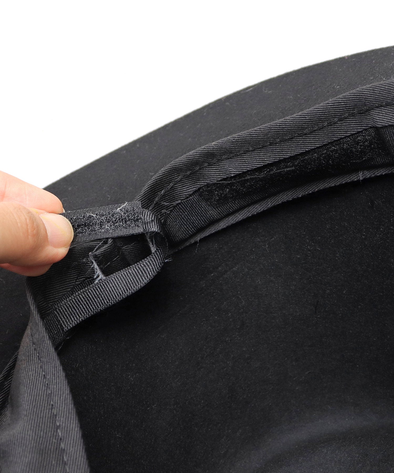 Rec Hatter Flat Wide Brim Mid-Crown Hat / Wool Wide Brim Felt Hat / Long Brim
