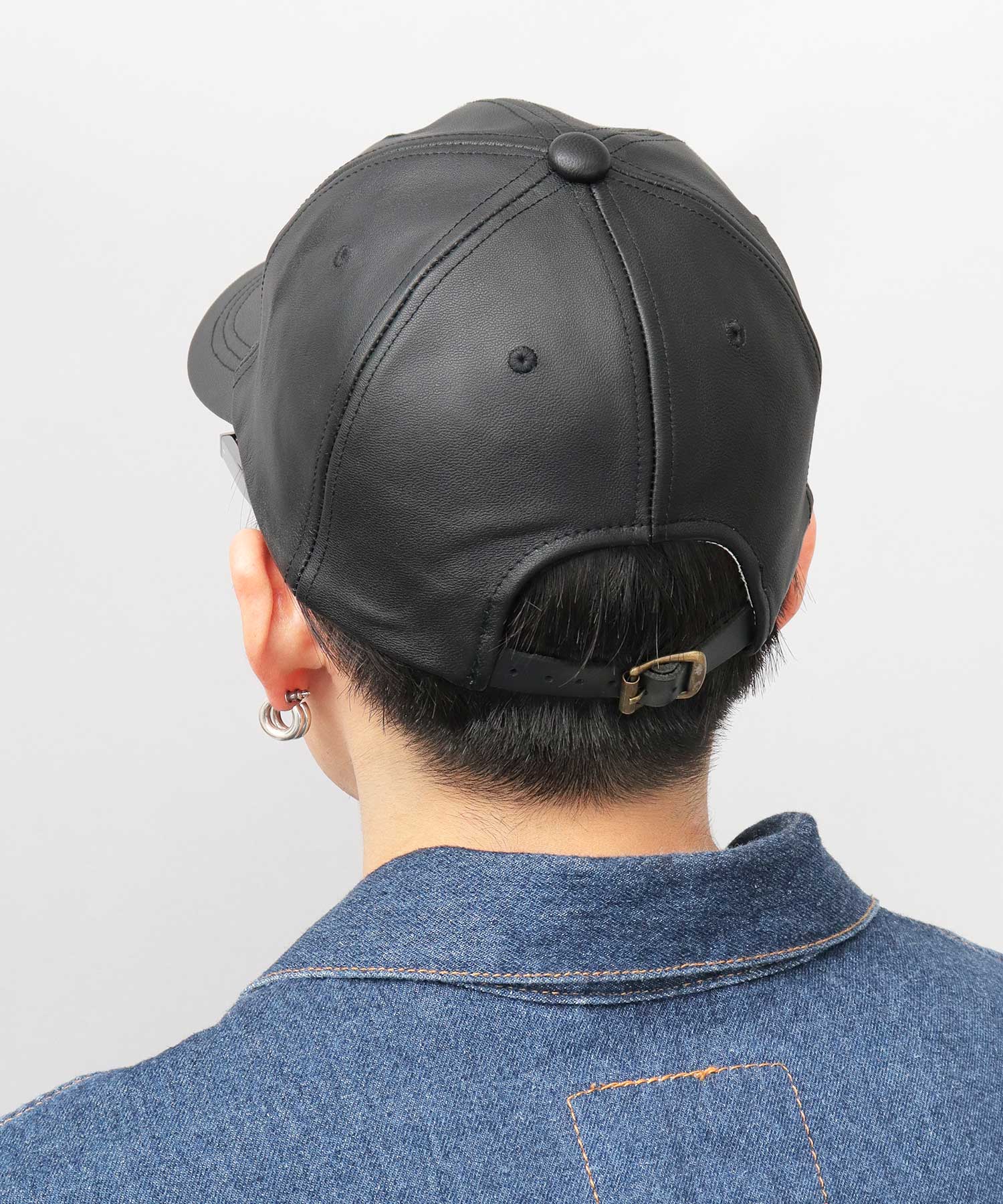 レックハッター Req Hatter 本革 レザーキャップ / 羊革 / ラムレザー / ローキャップ