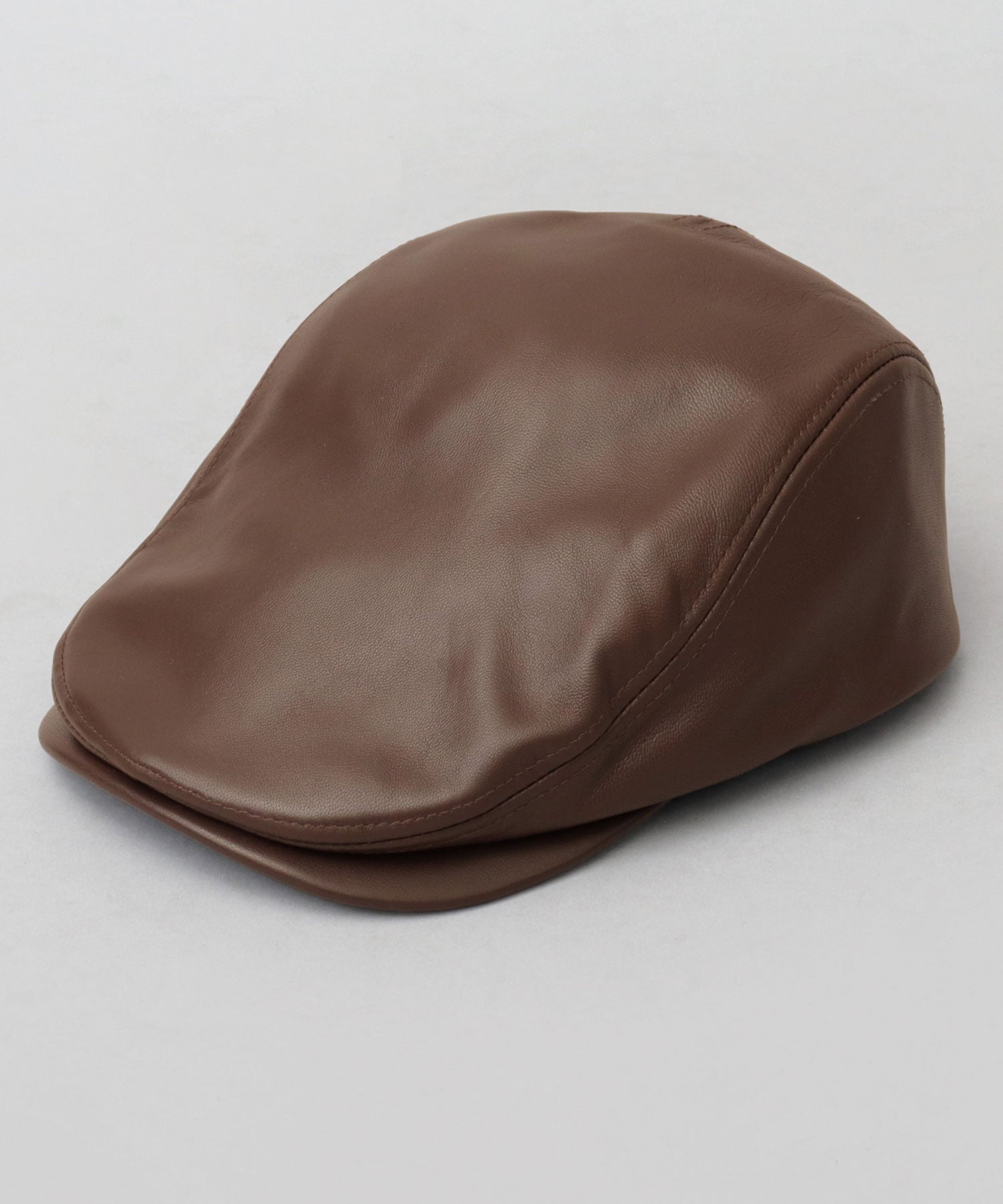 Req Hatter Genuine Leather Hunting Cap / Lambskin / Sheepskin / Lamb Leather