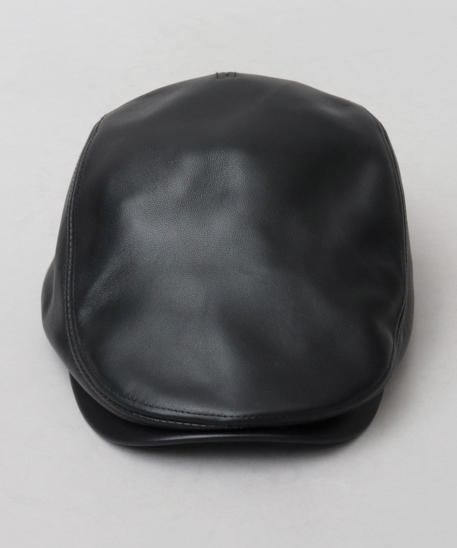 Req Hatter Genuine Leather Hunting Cap / Lambskin / Sheepskin / Lamb Leather