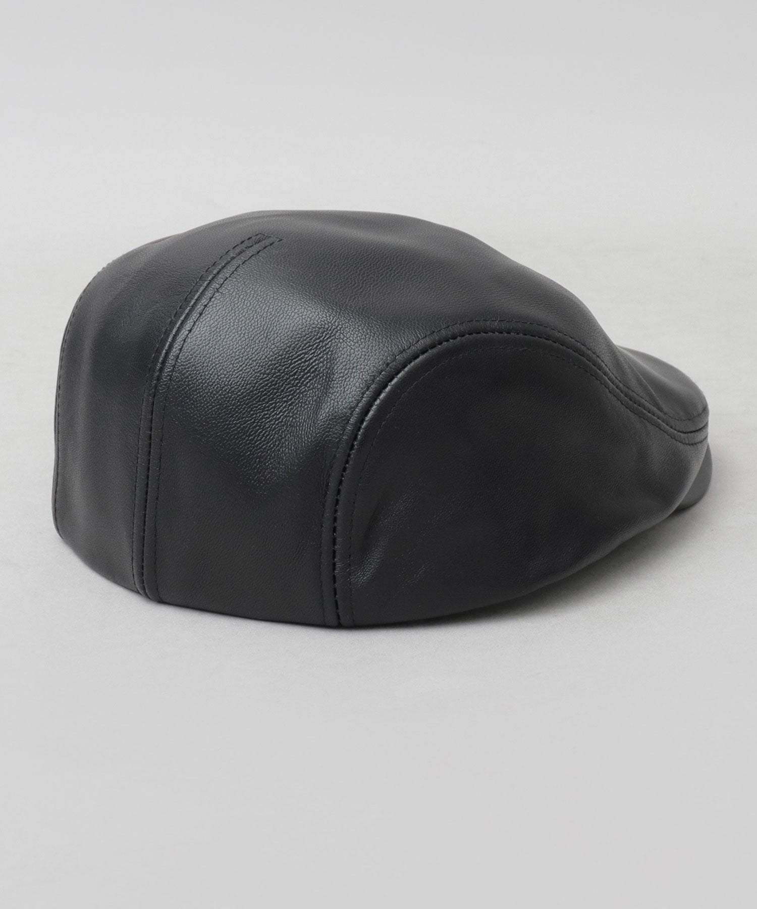 Req Hatter Genuine Leather Hunting Cap / Lambskin / Sheepskin / Lamb Leather