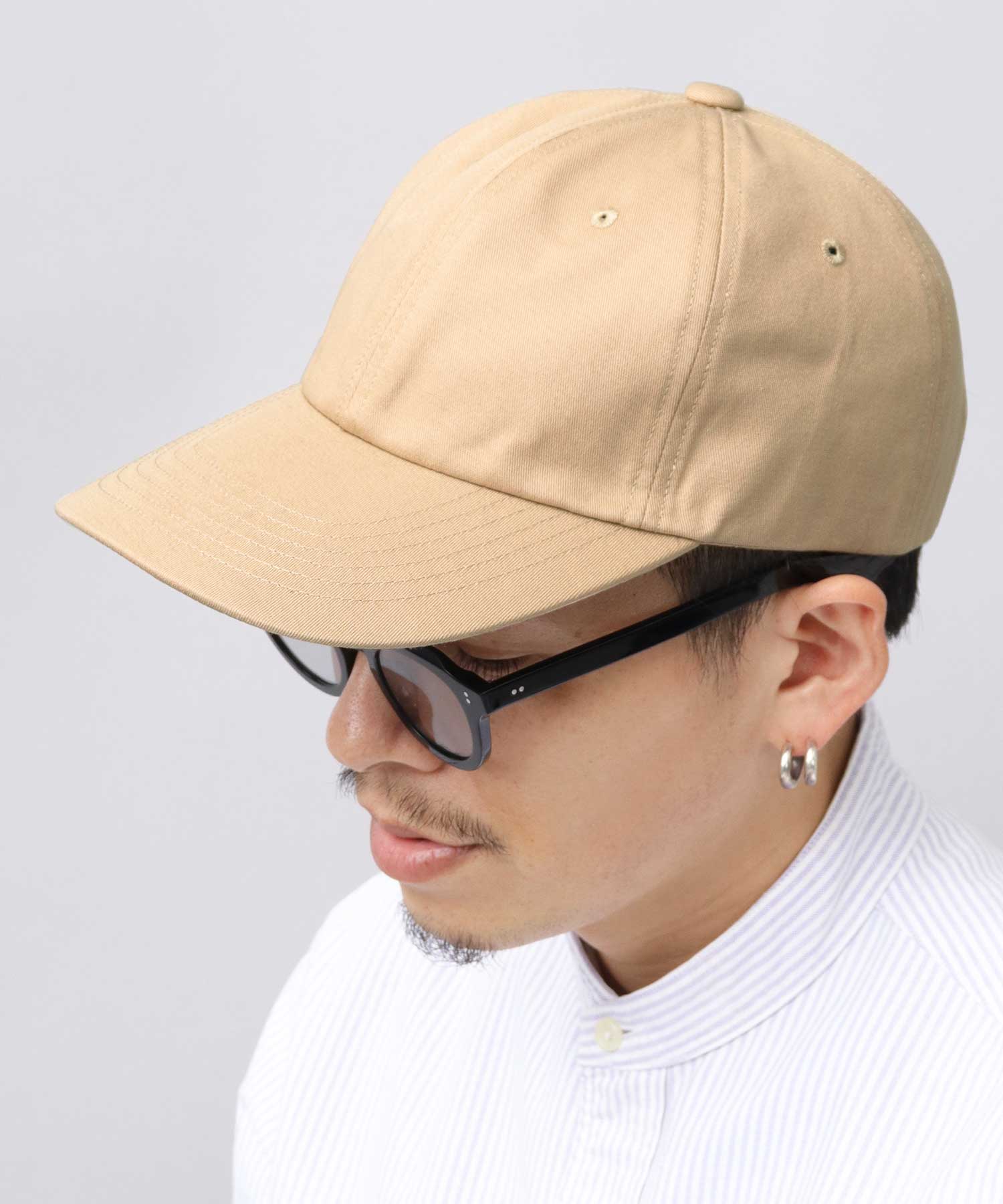 Rec Hatter Long Brim Cap Long Bill Low Cap Longer Brim Deep Cotton Twill Denim