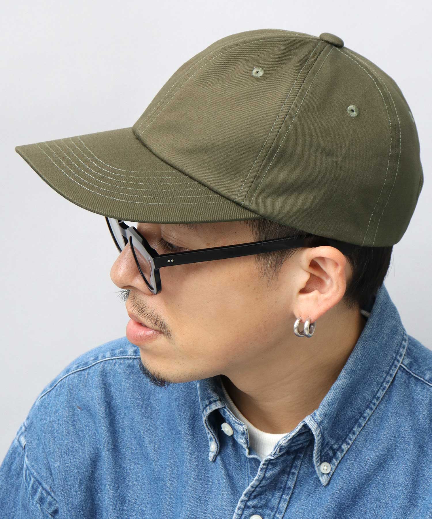 Rec Hatter Long Brim Cap Long Bill Low Cap Longer Brim Deep Cotton Twill Denim