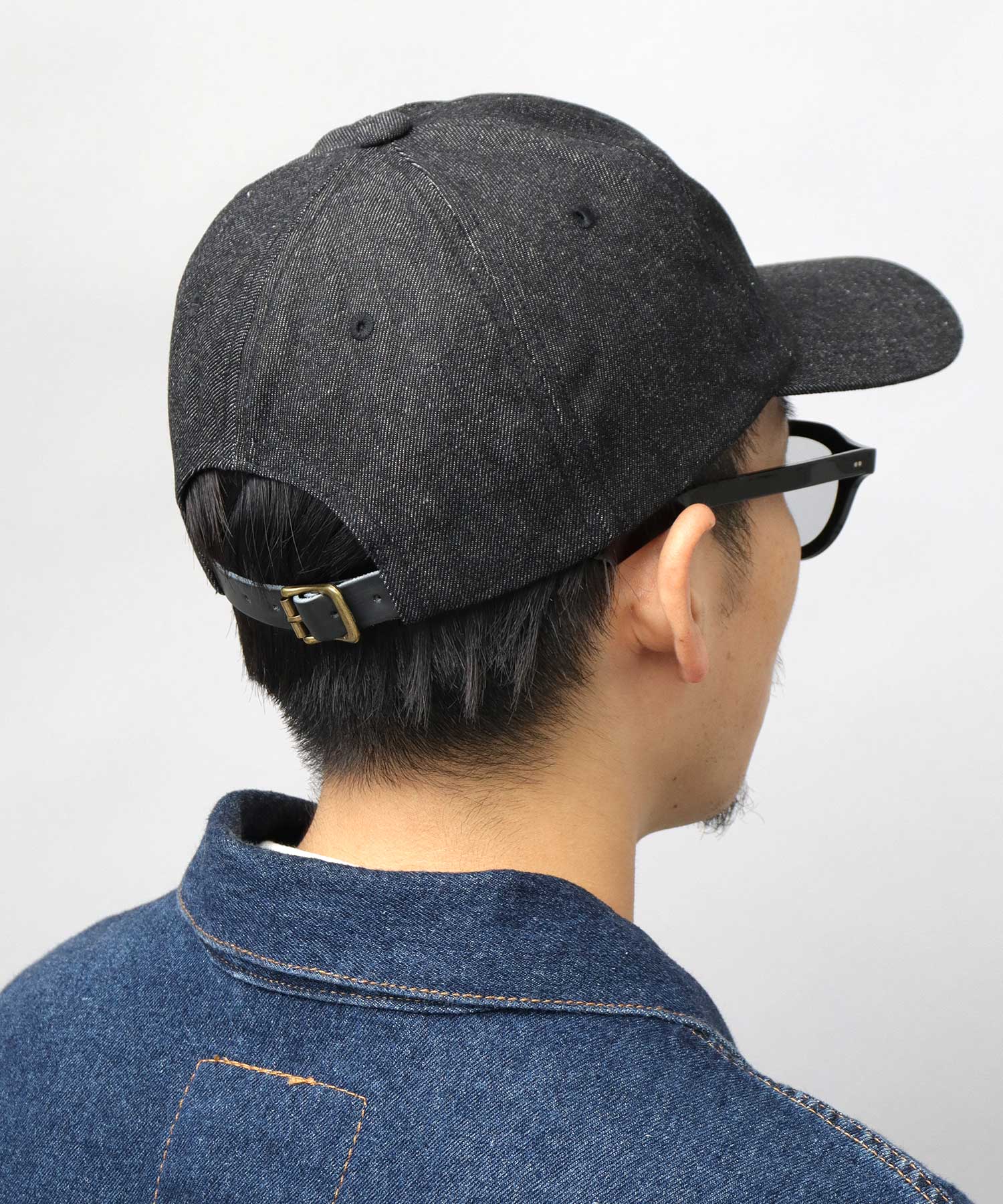 Rec Hatter Long Brim Cap Long Bill Low Cap Longer Brim Deep Cotton Twill Denim