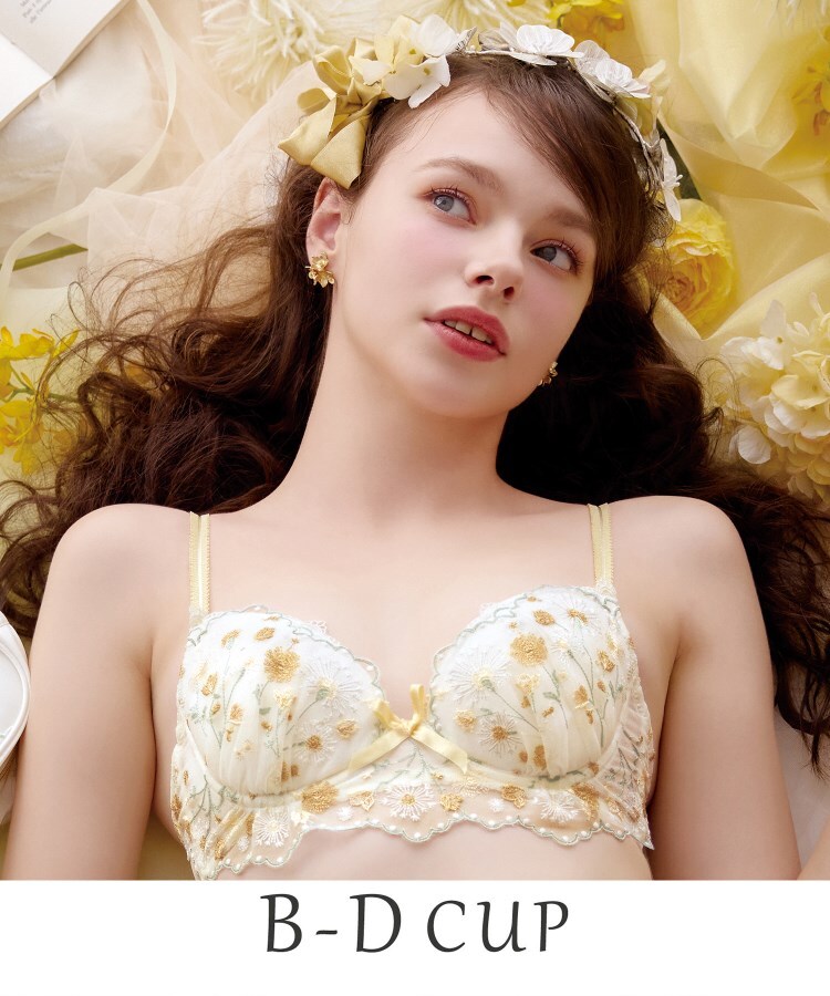 リサマリ Risa Magli ミリ ブラジャー （BーD） ＜スウィートリッチ＞ （ホワイト(001)） ホワイト(001)
