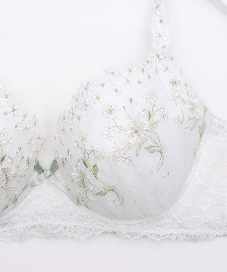 リサマリ Risa Magli ◆レーナ ブラジャー (G-I) ＜Glamor Bra／バストアップタイプ＞ （ブルー(092)） ブルー(092)
