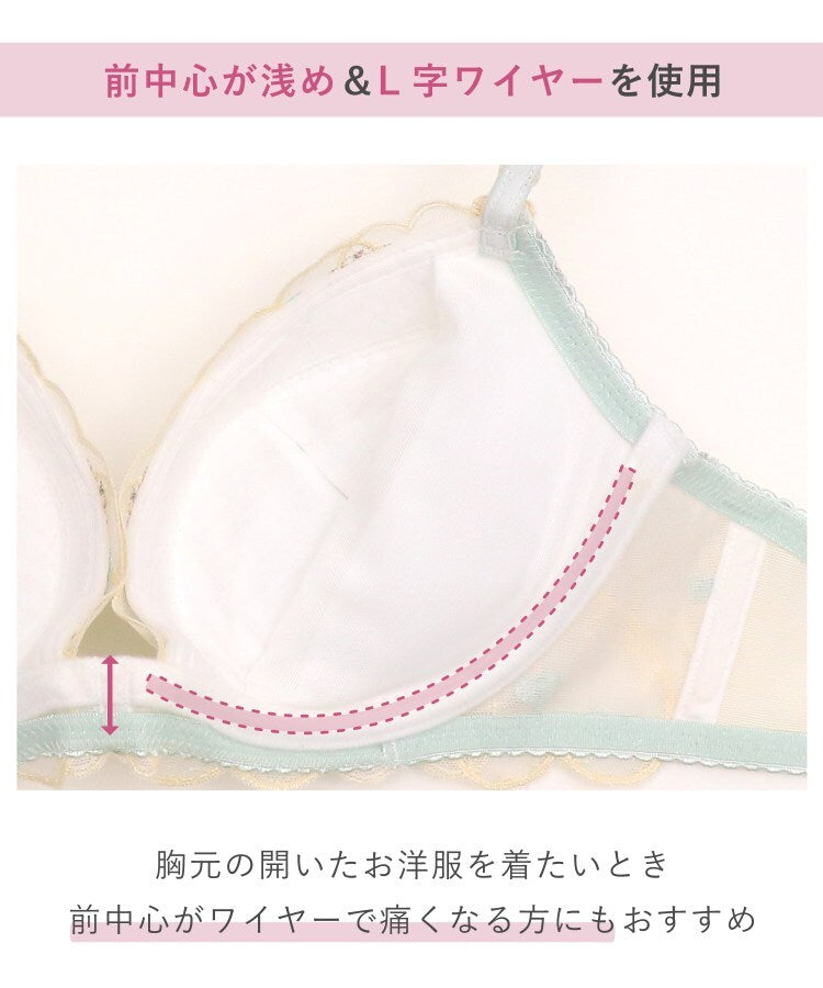 リサマリ Risa Magli フリート ブラジャー (B-C) ＜リサマリミラクル谷間ブラ＞ （ホワイト(001)） ホワイト(001)