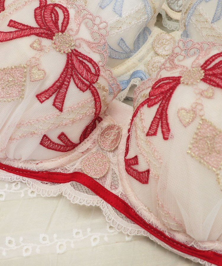 リサマリ Risa Magli ◆イルメラ ブラジャー (D-F) ＜Side Shape（サイドシェイプ）＞ （ブルー(092)） ブルー(092)