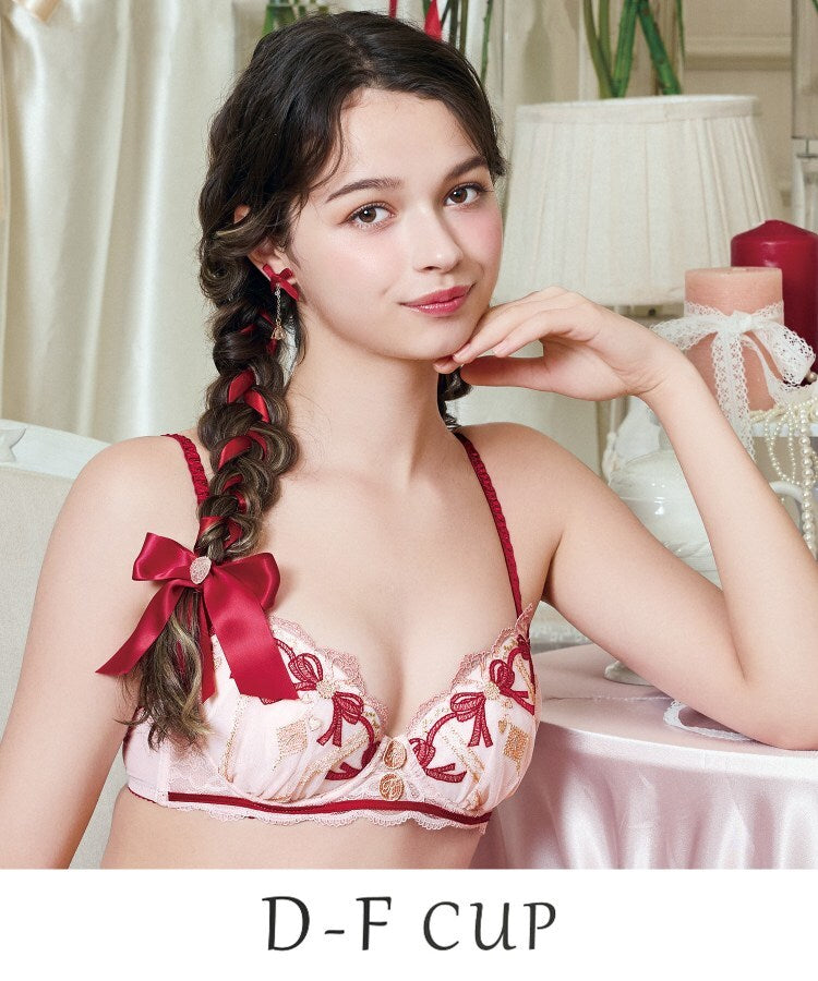 リサマリ Risa Magli ◆イルメラ ブラジャー (D-F) ＜Side Shape（サイドシェイプ）＞ （レッド(061)） レッド(061)