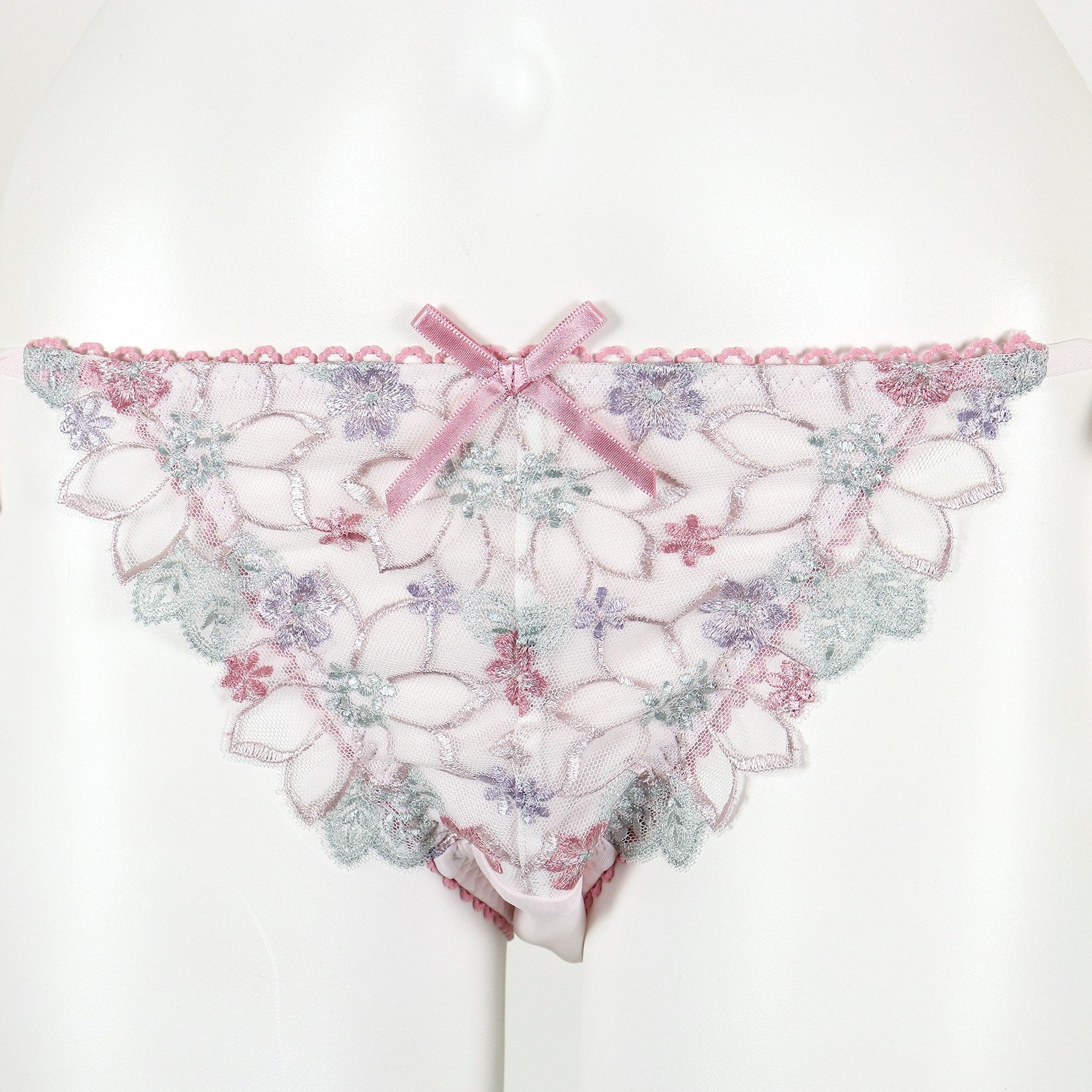 リサマリ Risa Magli カモミーユ リボンショーツ 【返品不可商品】 （ネイビー(093)） ネイビー(093)