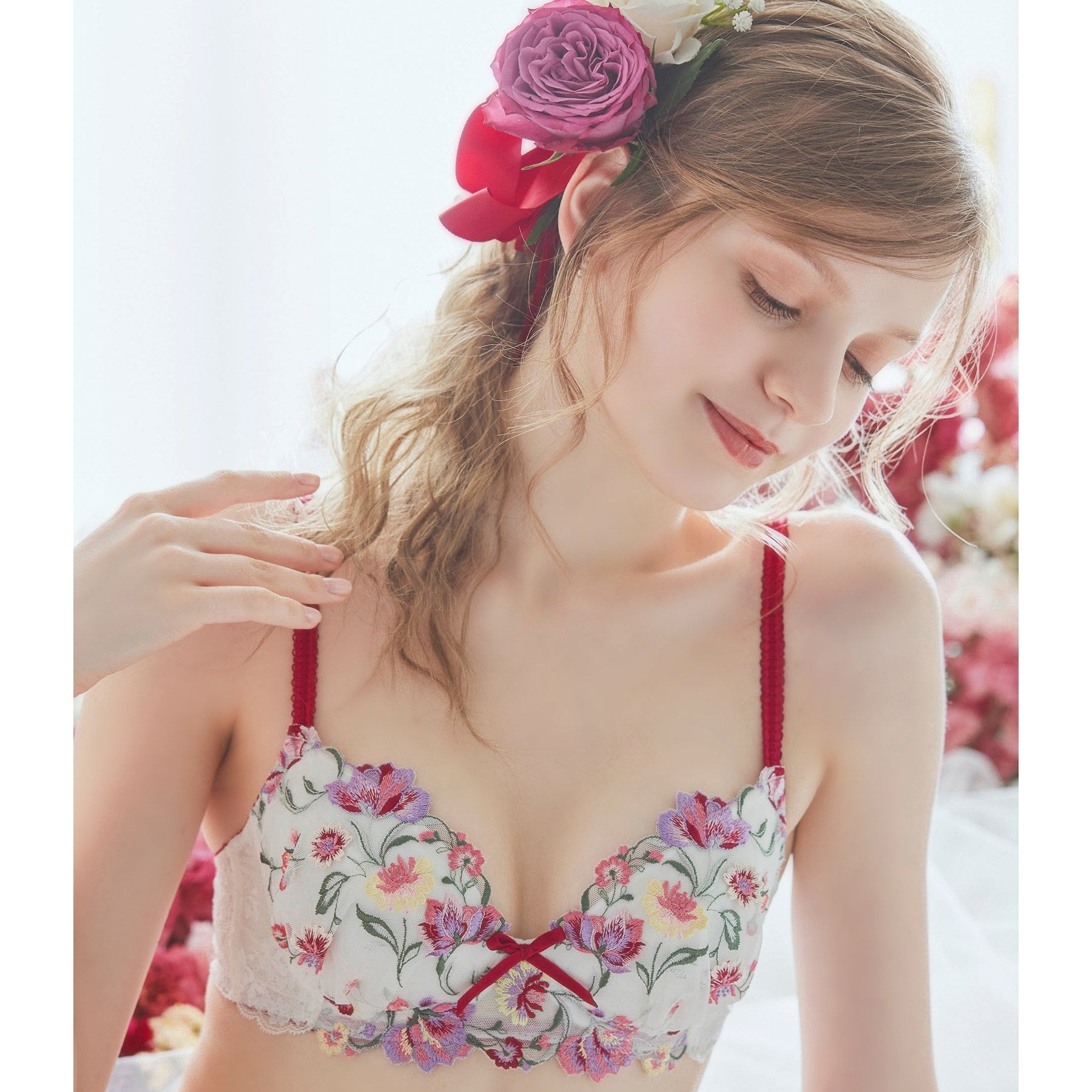 リサマリ Risa Magli レンヌ ブラジャー （レッド(060)） レッド(060)